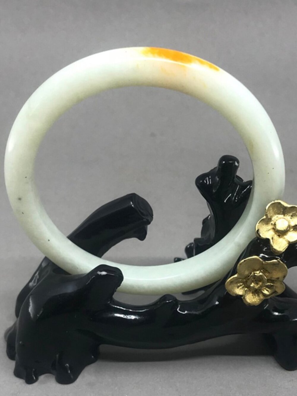 Inside Diameter 61 MM Chinese Natural Hetian Jade Bracelet